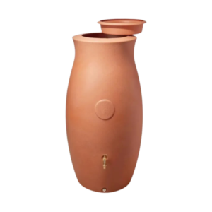 Réservoir Maya Garantia 300 L terracotta couvercle ouvert