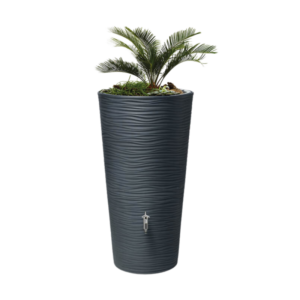 Réservoir Natura 2en1 Garantia 210 L gris graphite avec bac à plantes
