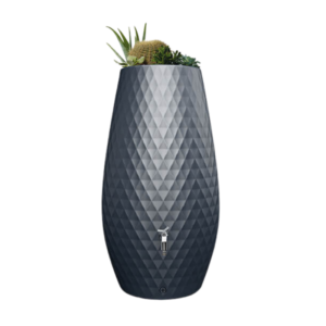 Réservoir Triagon 2en1 Garantia 230 L avec bac à plantes, coloris Gris Granit