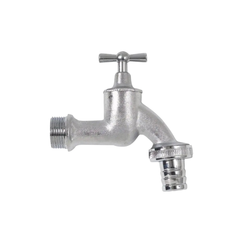 Robinet Garantia chromé pour récupérateur d’eau de pluie