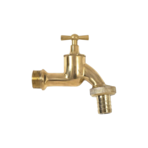 Robinet Garantia en laiton naturel pour récupérateur d’eau de pluie