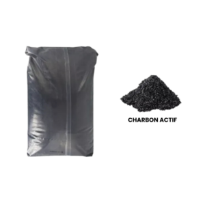 Sac de charbon actif, média de remplacement du filtre Charbobine