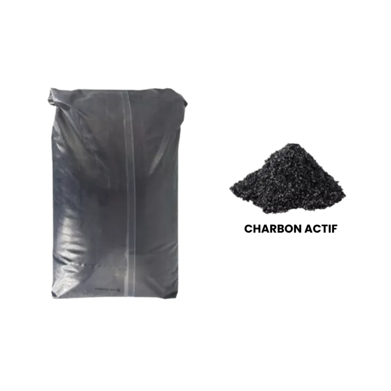 Sac de charbon actif, média de remplacement du filtre Charbobine